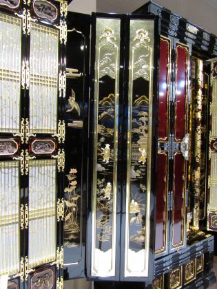 70代三方開金仏壇 親鸞蒔絵（金沢笠間仏壇） | 金沢の仏壇仏具なら金沢